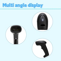 Lecteur de codes-barres 2D CMOS filaire à prix d'usine, scanner portable USB pour codes QR, idéal pour supermarchés et restaurants