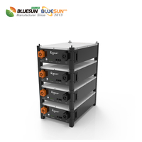 Bluesun BYD cell catl 5kwh 10kwh Pack batería de litio 5kw 10kw sistema de energía solar para el hogar