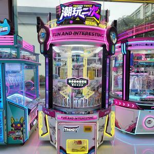 Macchina per Premi Jackpot a 5 Luci, 60 Premi su Disco Rotante, Gioco Arcade a Moneta per 4 Giocatori per Parchi Divertimento e Sale Giochi - Product Image 3