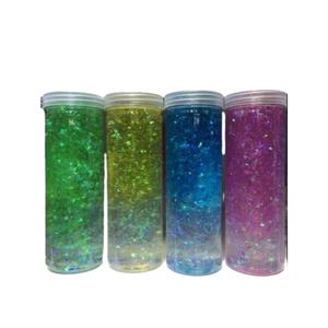 Slime pour enfants amusant, nacré, tricolore, étoilé, effet diamant, ciel, or, pailleté, brossé, boue cristalline - Product Image 6