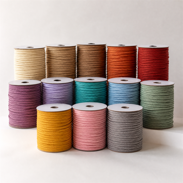 Ropemate 5mm Polyester Core Cord  Thick Rope Braided Crochet Rope for Bag