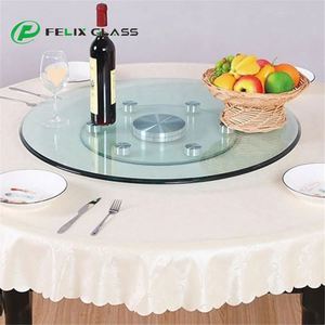 ถาดหมุนสำหรับโต๊ะอาหารแบบ Lazy Susan ขนาด 36 นิ้ว ทำจากกระจกนิรภัย สำหรับใช้ในอุตสาหกรรมและโรงแรม - Product Image 3
