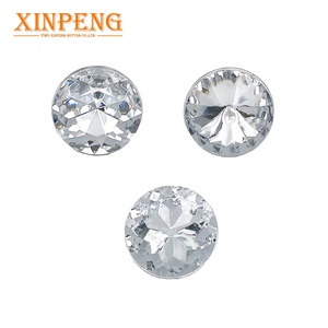 Xinpeng Pull <span class=keywords><strong>Button</strong></span> diamante tappezzeria strass cristallo divano bottoni in vetro acrilico con passante in metallo - Product Image 4