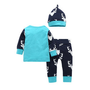 Vêtements de créateur pour enfants : Nouveaux ensembles de barboteuses en coton élégantes pour bébés garçons, fabriquées en Chine - Product Image 2