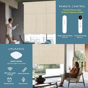 Stile di moda di lusso in lega di alluminio cassetta Smart telecomando tapparelle per uffici - Product Image 4