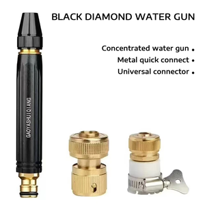 <span class=keywords><strong>Pistolet</strong></span> à eau haute pression réglable en alliage avec jets variés pour lavage de voiture et <span class=keywords><strong>jardin</strong></span>, kit de buse flexible et tuyau d'<span class=keywords><strong>arrosage</strong></span> - Product Image 5