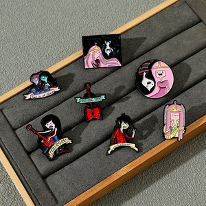 Pin Esmaltado de Dibujos Animados Sming Pins Adventure, Broche de Aleación de Metal con Solapa, Insignia de Personaje de Película, Cómic, Guitarra, Juego al Aire Libre - Product Image 2