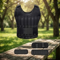 Gilet lesté réglable SENAOFIT pour entraînement fonctionnel, 20 lb, pour hommes et femmes