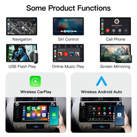 Interface CarPlay Android Auto Exploter Argent 12V Toyota Hilux/Sienna, Liaison sans fil Mirror Link, Lecture USB, Plug&Play, Récepteur GPS