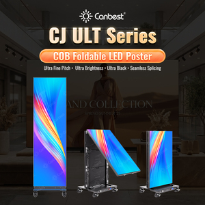 CANBEST CJ ULT COB P0.9 Pantalla LED Publicitaria Digital Plegable Portátil para Bodas, Pantalla de Video Ultra Delgada P1.25 P1.5 - Product Image 4