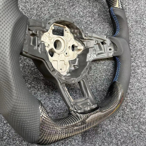 Volant en fibre de carbone Volkswagen W <span class=keywords><strong>Golf</strong></span> 6 <span class=keywords><strong>7</strong></span> Gtd Tdi R vw up Amarok Eos Transporter T-roc Beetle Polo <span class=keywords><strong>Gt</strong></span> tiguan R <span class=keywords><strong>Line</strong></span> - Product Image 5