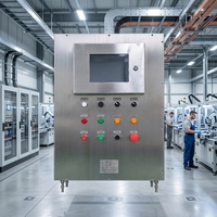 Armoire de commutation en acier inoxydable SS316L, boîte de distribution électrique IP56, AC220V 20A pour systèmes de distribution d'énergie industrielle