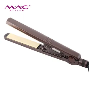 MAC Styler Plancha de Pelo Profesional, Plancha de Pelo Portátil de Color Marrón, Placa Estrecha, 230C