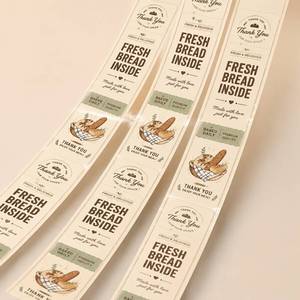 Etiquetas Personalizadas Impresas en Rollo, Etiquetas de Embalaje Brillantes, Resistentes al Agua y Duraderas <span class=keywords><strong>para</strong></span> Botellas de Jugo y Alimentos, Pegatinas Redondas Ecológicas en Rollo - Product Image 4