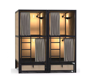 Space Capsule Hotel Bedroom Sets Lits superposés Sleep Cabin Nap Cab <span class=keywords><strong>SleepBox</strong></span> Office Pod - Product Image 4