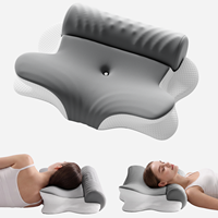 Oreiller cervical ergonomique le plus vendu avec soutien de contour, housse respirante et amovible, idéal pour coussin de lit