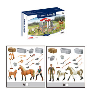 Modellino di Cavallo in Plastica con Simulazione di Figura Umana, <span class=keywords><strong>Giocattolo</strong></span> da Fattoria <span class=keywords><strong>per</strong></span> Bambini - Product Image 2