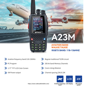 Émetteur-récepteur radio VHF bande aérienne ET-A23M - Product Image 2