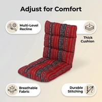 Moyen-Orient personnalisé 180 °   Sièges de stade avec dossier réglable, coussin pliable portable, chaise de stade pour gradins, camping en plein air