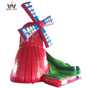 สไลด์ลมแบบเกลียวแผ่นพีวีซีเป่าลมสำหรับปีนเขาในเชิงพาณิชย์แห้ง - Product Image 3