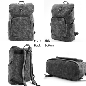 Custom Logo Fashion Women <b>Backpack</b> School <b>Ladies</b> Pu Leather <b>Laptop</b> <b>Backpack</b> - Product Image 2
