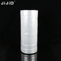 JIJID Housse de Nettoyage à Sec Jetable Transparente en Plastique pour Vêtements sur Rouleau