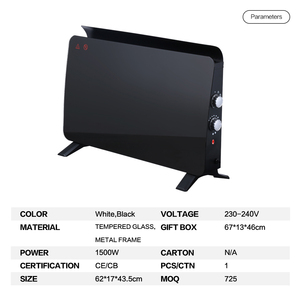 <span class=keywords><strong>Meilleur</strong></span> 1500W Électrique Mural En Verre Panneau Convecteur Corée <span class=keywords><strong>Chauffage</strong></span> - Product Image 2