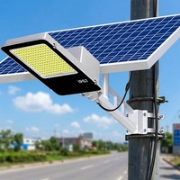 Lampe solaire LED haute puissance 6V CC à télécommande, étanche IP65, en alliage d'aluminium, pour extérieur, avec poteau, garantie 2 ans