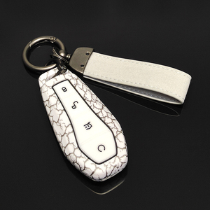 Ốp Chìa Khóa Xe Hơi Hình Đầu Lâu Bằng Gỗ Silicon Sợi Cacbon Abs Cho Byd <span class=keywords><strong>Song</strong></span> Plus, Qing, Pro, Byd Bọc Chìa Khóa Xe Hơi Từ Xa Bằng Silicon - Product Image 5