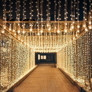 Luces LED de hielo con clasificación IP65 para decoración navideña en exteriores, para eventos y exhibiciones festivas. - Product Image 1