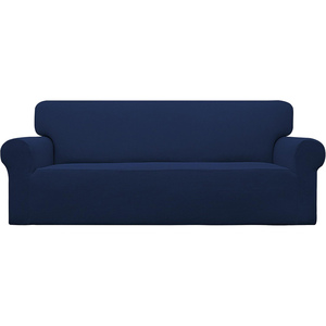 Funda de Sofá de Terciopelo Beige, Funda de Sofá de Calidad, Ajuste Perfecto para Sofá de Dos Plazas - Product Image 1