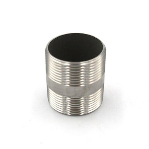 SS đóng núm vú ren núm vú 304 không gỉ NPT chủ đề 3/8 "Ống thép không gỉ núm vú - Product Image 1