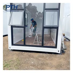 Fast build glass wall tiny house container homes prefab houses