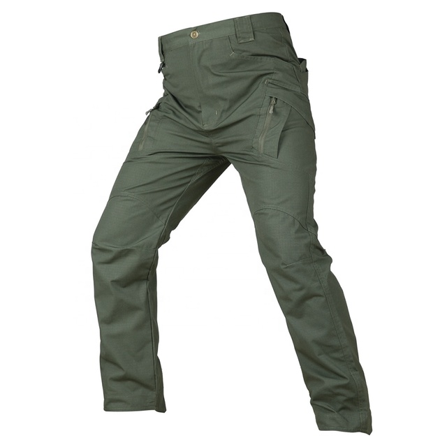 Outdoor IX9  Lightweight Assault Cargo Rip-stop Poly Cotton Tactical Pants for Men