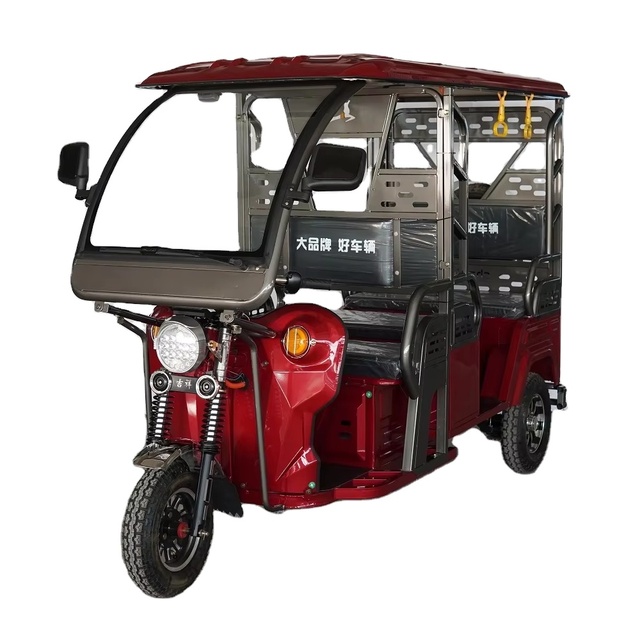 Factory Direct Sale Passenger 3 Wheel Electric Tricycle TukTuk Rickshaw 4 Seater for Tourist Transport