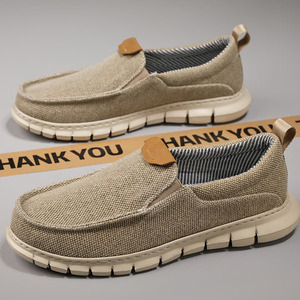 รองเท้าผ้าใบสำหรับผู้ชาย - รองเท้าผ้าใบผู้ชายแบบชิ้นเดียวที่ระบายอากาศได้ดีและมีสไตล์ลำลอง รองเท้าผ้าใบแฟชั่น - Product Image 4