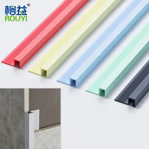 PVC Tile Trim 10 mm Manufacturer Stone corners Sculpture Corner Factory Wholesale Plastic Edge