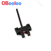 Sensor de proximidad fotoeléctrico GBeelee con ranura en U BL-GD-KE2, interruptor de límite de mesa de reflexión difusa infrarroja industrial NPN/PNP