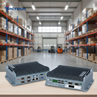 Mini PC industriel sans ventilateur DC 9-36V compatible Windows 10/11/Linux, prenant en charge les modules 4G/5G et Wi-Fi, avec carte d'extension multifonctionnelle 1*