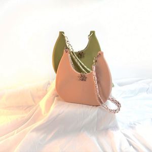 Elegant Women's Geometric Pattern <b>Silicone</b> <b>Waterproof</b> Handbags Wallets Dual-Handle Shoulder Bags-Wholesale Lifestyle Accessories - Product Image 4