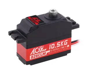 Agfrc B26clm V2 26G 10.5Kg Hoog Koppel Hv 0,08sec Hoge Snelheid Titanium Versnelling Digitale Mini Servo Voor Rc Vliegtuig