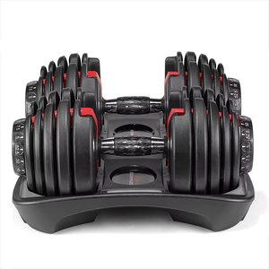 <span class=keywords><strong>Mancuernas</strong></span> Ajustables con Bloqueo Giratorio Resistentes a Caídas, 24 kg, 52.5 lb, Unidad de Levantamiento de Pesas Automática para Gimnasio - Product Image 1
