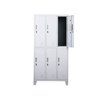 Armoire métallique colorée Henan Sunjoy avec base en acier et pieds pour dortoir et salle de sport