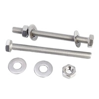 Customized High Precision Metric Oval Head Stainless Steel Threaded Rod Full Thread Bar Thread Stud Bolts