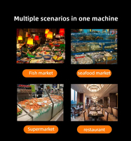 Machine automatique de décorticage de viande de poisson pour la transformation de la farce de poisson avec composants de moteur intégrés