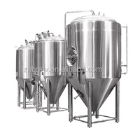 Grand équipement de brassage de bière artisanale 1000L équipement de brassage de bière artisanale avec fermenteur