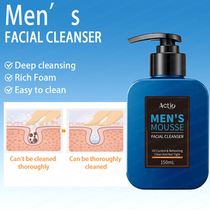 <span class=keywords><strong>Mousse</strong></span> <span class=keywords><strong>nettoyante</strong></span> pour le <span class=keywords><strong>visage</strong></span> pour hommes - Contrôle du sébum et rafraîchissement pour peaux grasses, nettoyage en profondeur des pores et hydratation - Product Image 4