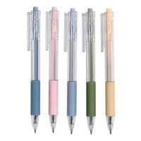 Stylo Gel Rétractable Noir 0,5 mm - Design Mignon pour le Bureau et l'École (Vente en Gros)