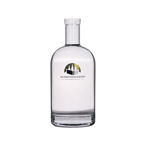 500ml・750mlのフリントガラスボトル、シルバーのプラスチックキャップ付き、カスタムラベルサービスあり、各種サイズをご用意 - Product Image 2