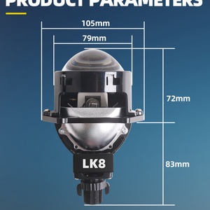 Sanvi LK8 Car Accessories Led Headlights Low Price Auto Accessories Biled H7 Led F30 Headlight - Product Image 6